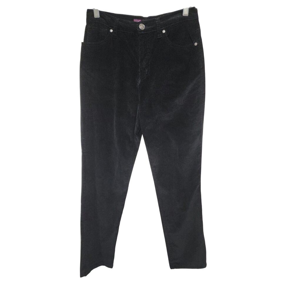Gloria Vanderbilt Womens Sz 8 Corduroy Pants Stretch Casual Capsule Neutral